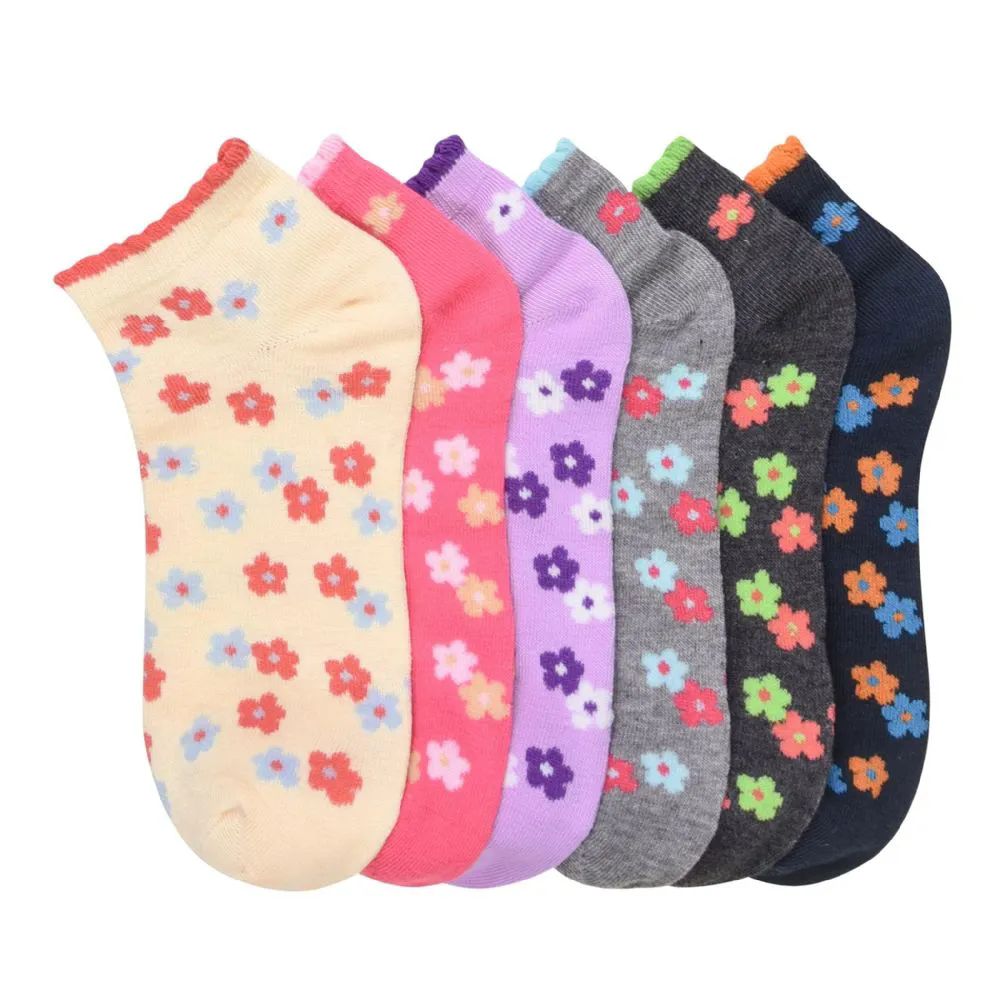 432 Pairs Mamia Spandex Socks (scfl) 9-11 - Girls Ankle Sock