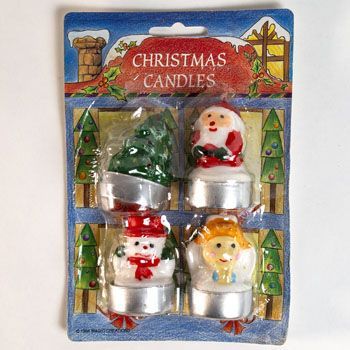 72 Pieces of Christmas Tealight 4pk Assorted