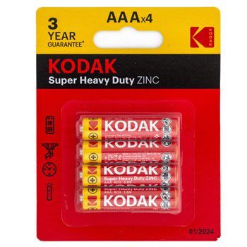 48 Wholesale Batteries 4pk Aaa Kodak