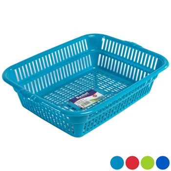 48 Wholesale Basket 13x11x4 4 Assorted Colors