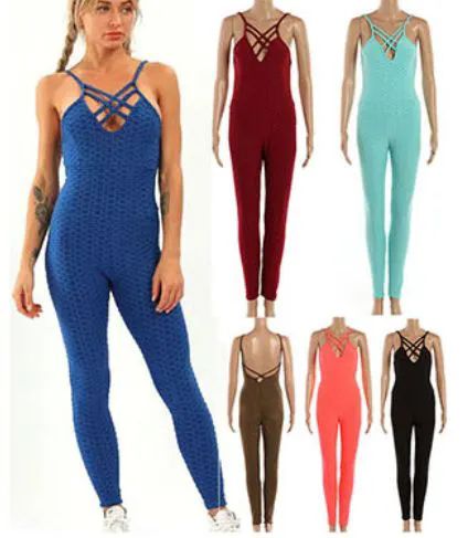 48 Pieces of Womens Sports Jumpsuit