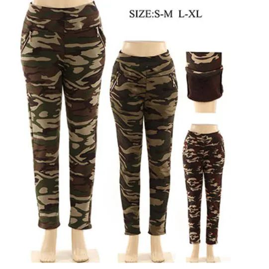 72 Pairs of Womens Camo Pants With Zipper Side Pockets