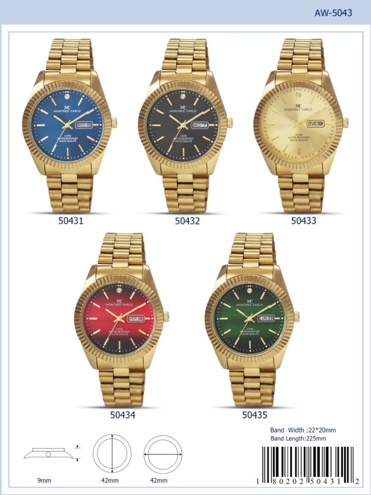 Men's Watch - 50432 assorted colors