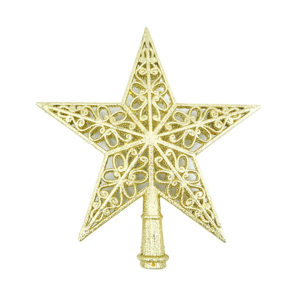 48 Wholesale Christmas Gold Tree Topper at