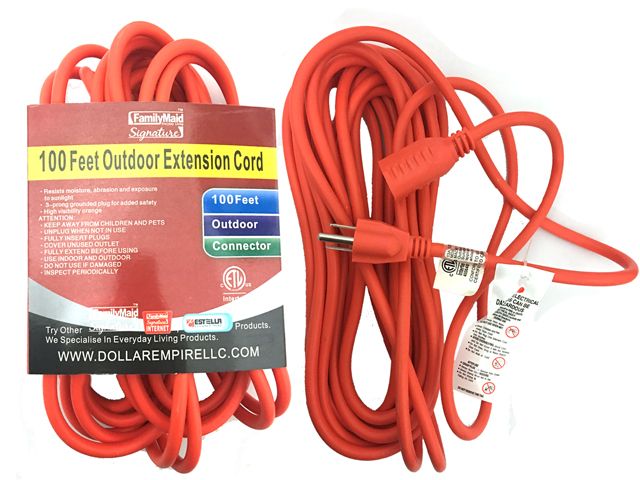 24 Pieces of Etl Ul Std. Outdoor Extension Cord