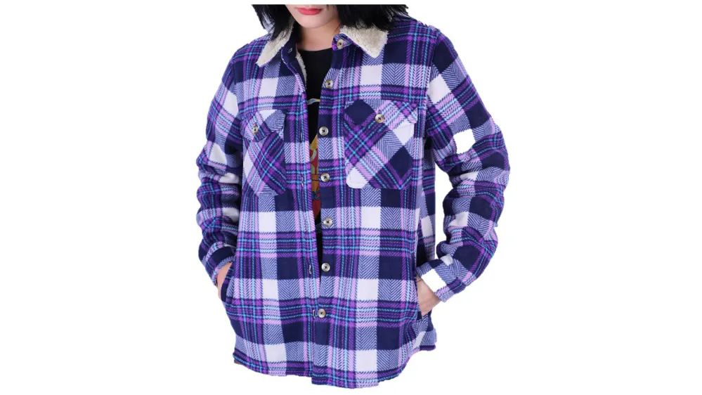 ladies plaid sweaters