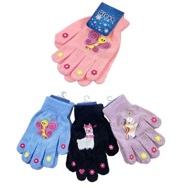 36 Pairs of Girl's Knitted Gloves