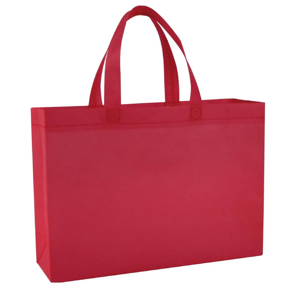 100 Pieces of Grocery Bag 14 X 10 Red
