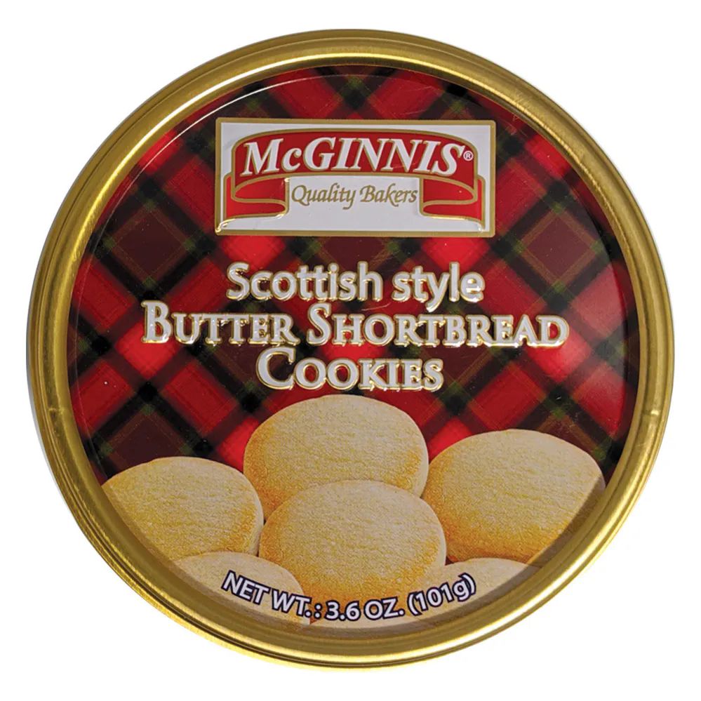 24 Wholesale Mcginnis Cookies 3.6z Shortbread Butter Tin at
