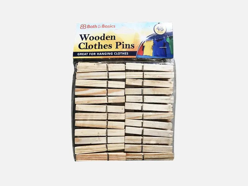 48 Pieces of 48pcs Wooden Cloth Pins
