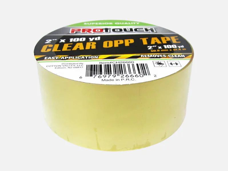 48 Wholesale 2in X 100 Yd Clear Opp Tape - at 