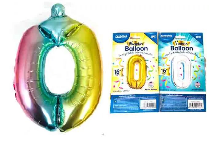 288 Wholesale 0 Number Balloon