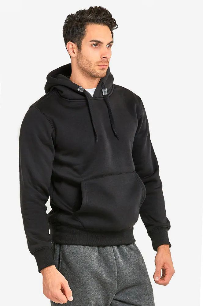 12 Wholesale Knocker Men's Heavy Weight Hooded Sweatshirt Size S