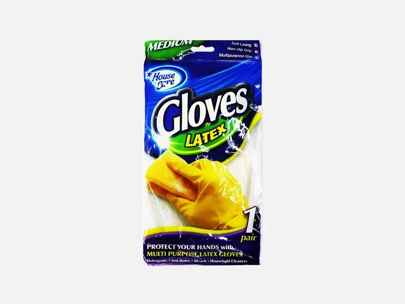 72 Pieces of Medium Yellow Kitchen Gloves