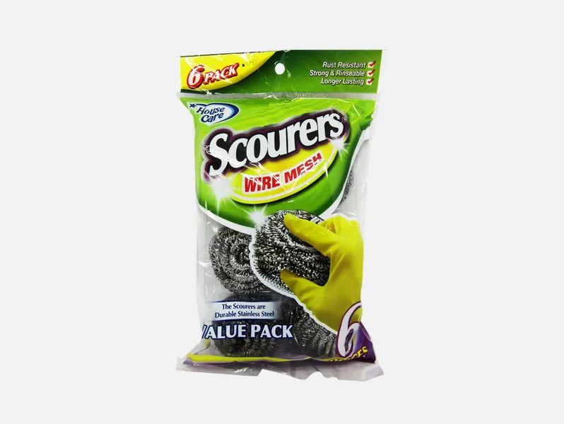72 Pieces of 6 Piece Stainless Steel Scourer