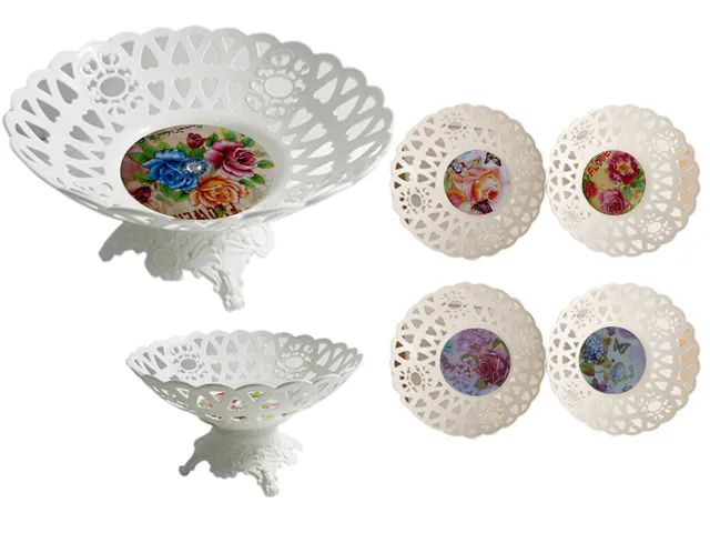 24 Wholesale Printed Bowl With Footing