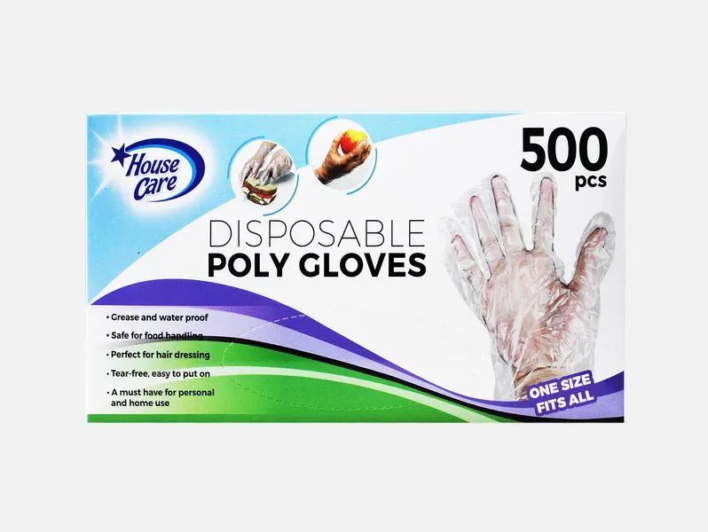 20 Pieces of 500-Pcs  Disposable Pe Gloves