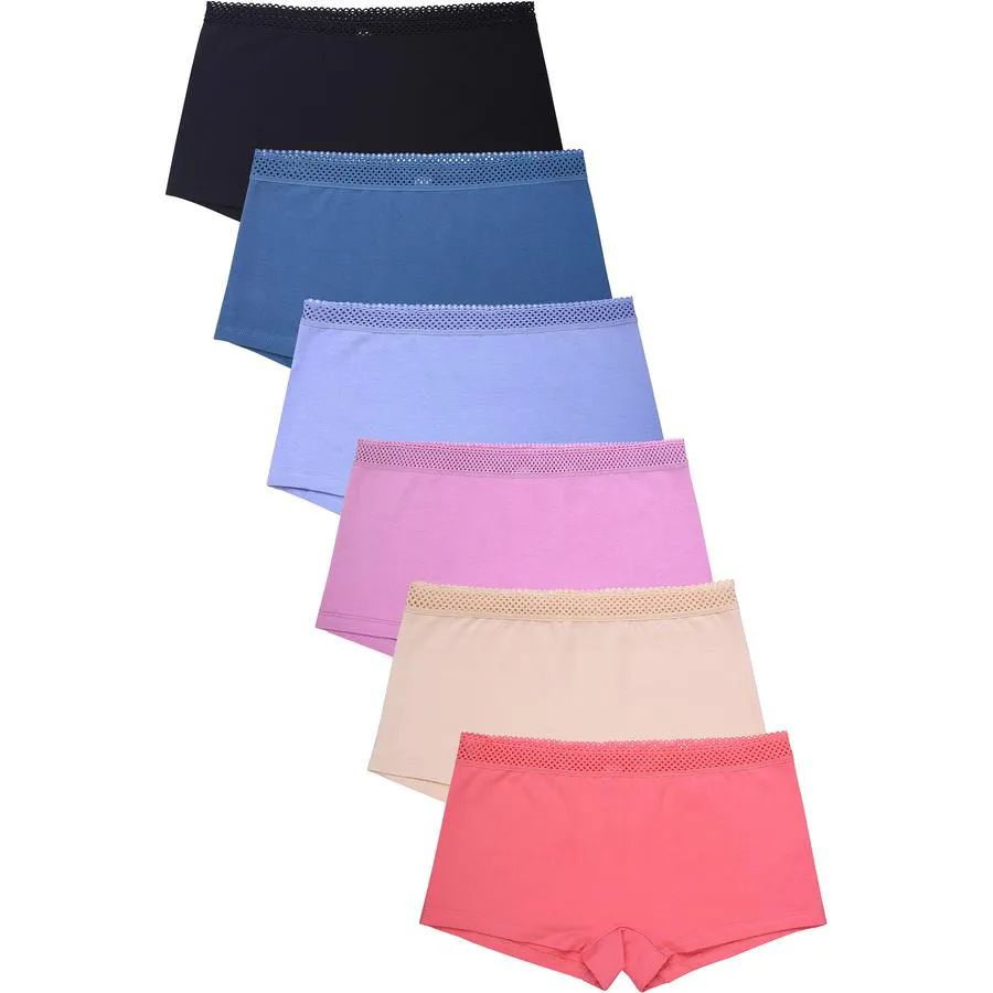 432 Pieces Mamia Ladies Cotton Boyshort Panty - Womens Panties & Underwear  - at 