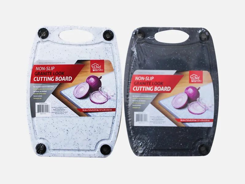 12 Pieces of Non Slip Cutting Board Granite Look