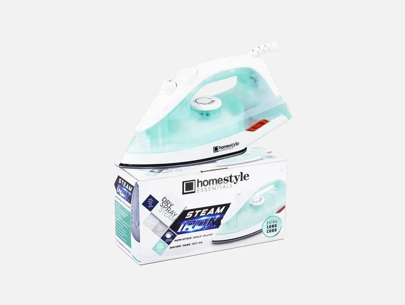 6 Pieces of Dry Spray Steam Iron With 160ml Tank
