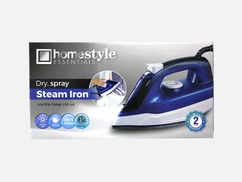 6 Pieces of Dry Spray Steam Iron With 210ml Tank