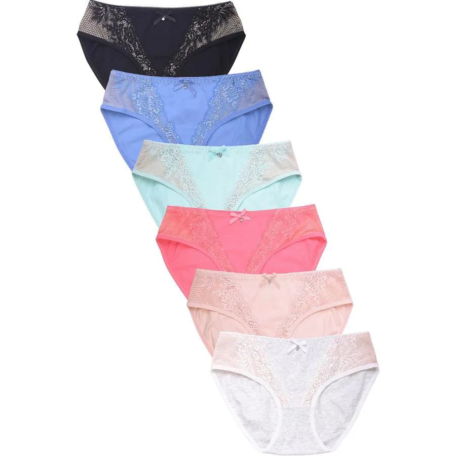 432 Pieces Sofra Cotton Bikini Panty Extended - Womens Panties & Underwear  - at 