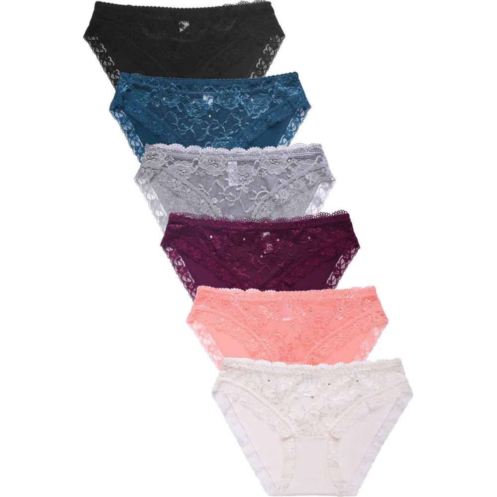 432 Pieces Sofra Ladies Lace Thong Panty Size Assorment - Womens Panties &  Underwear - at 