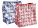 72 Pieces of Plaid Shopping Bag, Red Blue
