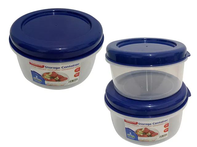 48 Pieces of Fs 2pcs Round Container