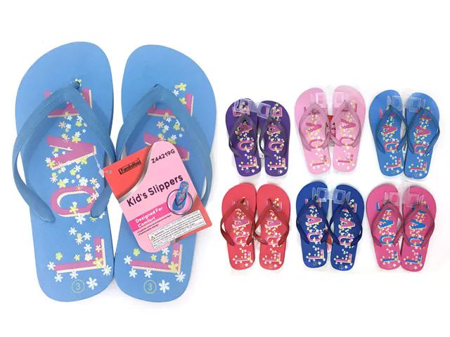 36 Pieces of Slipper Girl Solid Strap