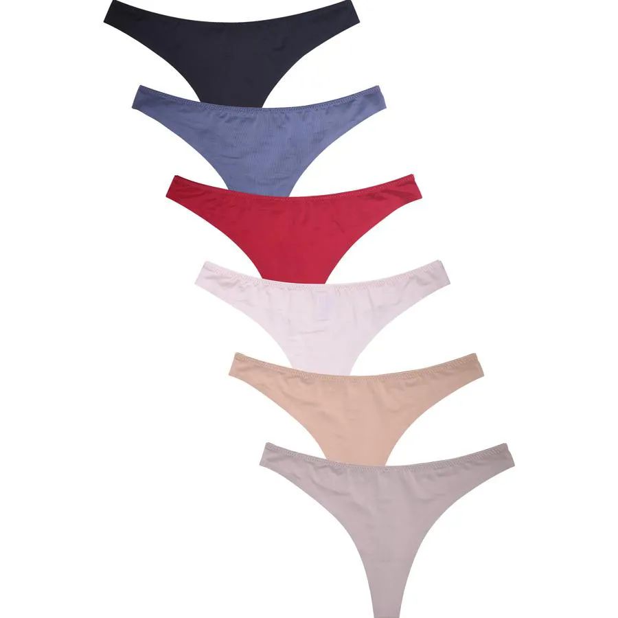 432 Pieces Sofra Ladies Polyester Thong Panty - Womens Panties & Underwear