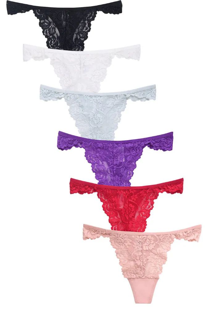 432 Pieces Sofra Ladies Lace G-String Panty - Womens Panties & Underwear -  at 