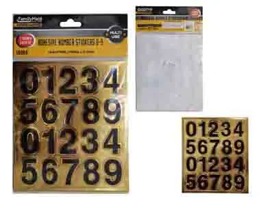 144 Pieces of Adhesive Number Stickers