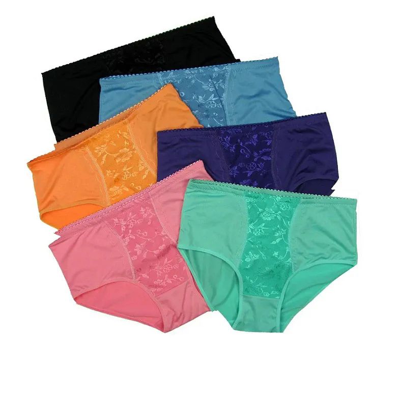 48 Pairs Mama's Nylon Briefs Assorted Colors Size 3xl - Womens Panties &  Underwear - at 