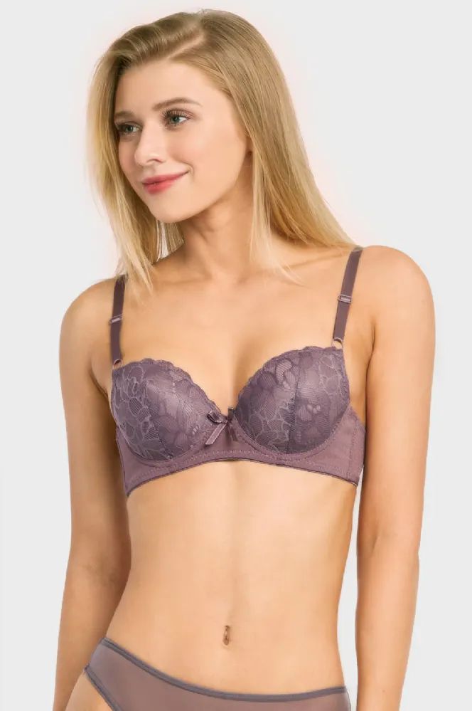 144 Pieces Mamia Ladies Full Cup Plain Cotton Bra - Womens Bras And Bra  Sets - at 