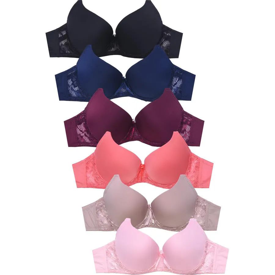 288 Pieces Mamia Ladies Full Cup Lace Bra Cup B - Womens Bras And Bra Sets  - at 