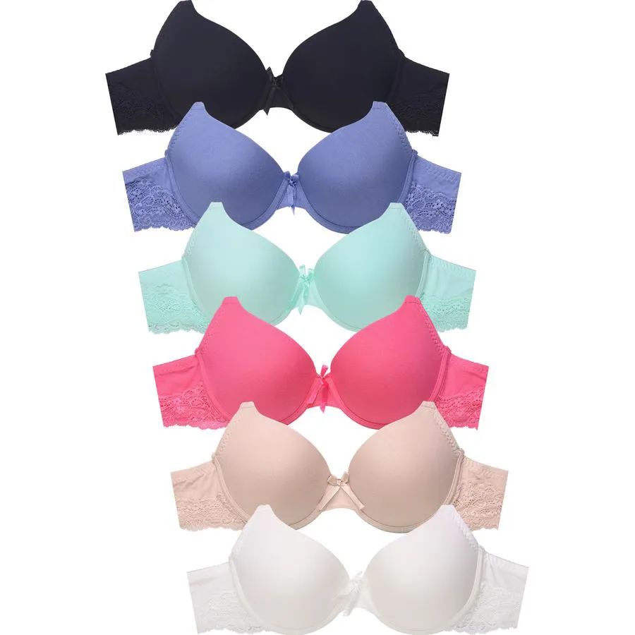 288 Pieces Mamia Ladies Super Soft Plain Lace Bra Size B - Womens Bras And  Bra Sets - at 