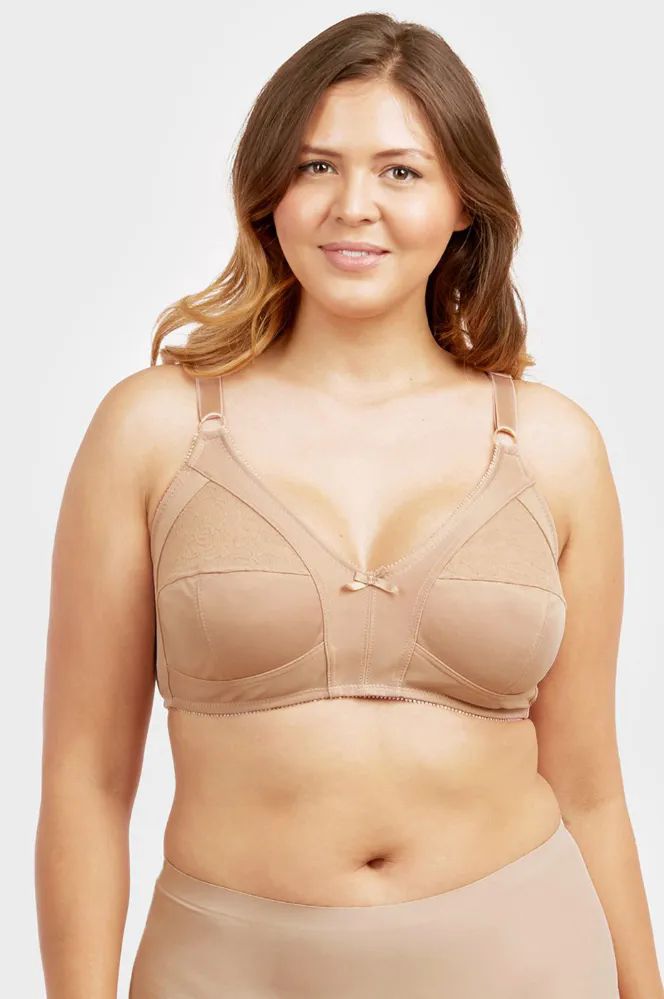 288 Wholesale Sofra Ladies Full Cup No Wire Mama Bra,wide Starp B Cup - at  