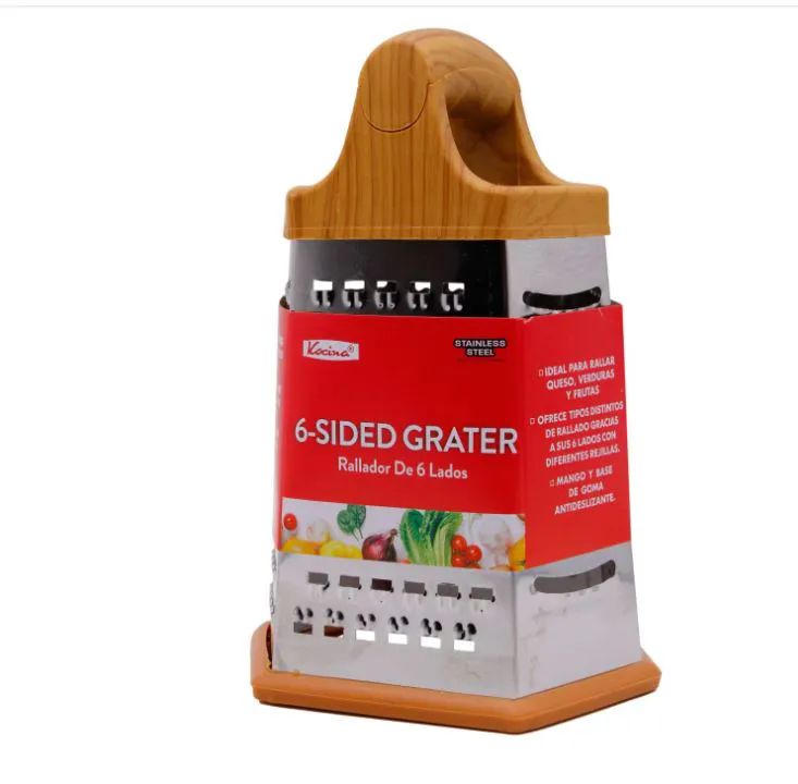 36 Wholesale Six Side Grater With Handle