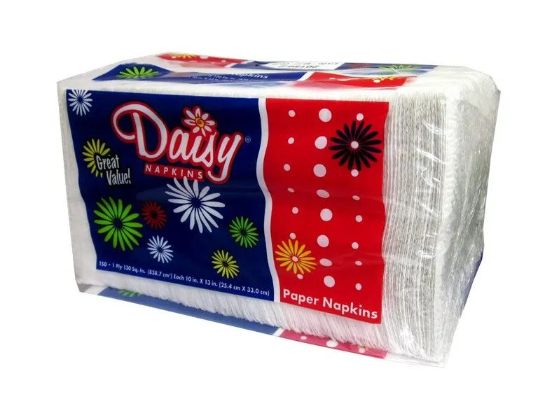 18 Wholesale Daisy Napkin 150 Count at