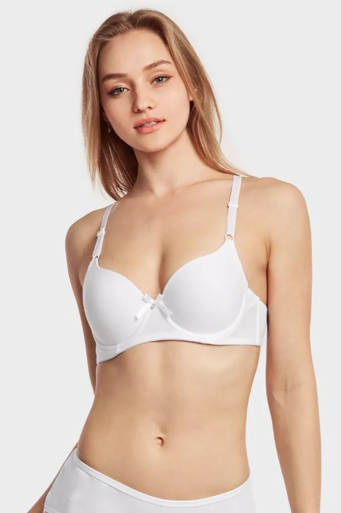 288 Wholesale Sofra Ladies Full Cup Plain Bra B Cup - at
