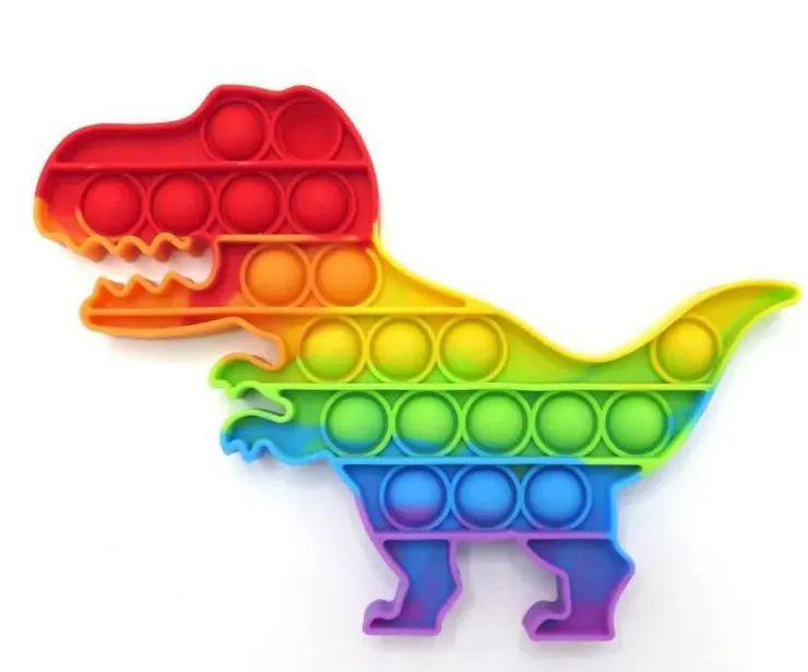 24 Wholesale Rainbow Dinosaurs Stop Pops