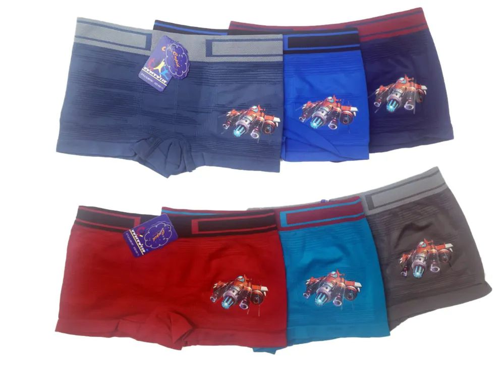 72 Pieces of Boy's Seamless Boxer Size S