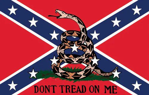 24 Wholesale Confederate Flag With Gadsden