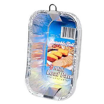 12 pieces of Aluminum Loaf Pan Mini 5 Pack