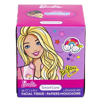 24 Pieces of Facial Tissue 85ct Barbie 2ply White Boxed