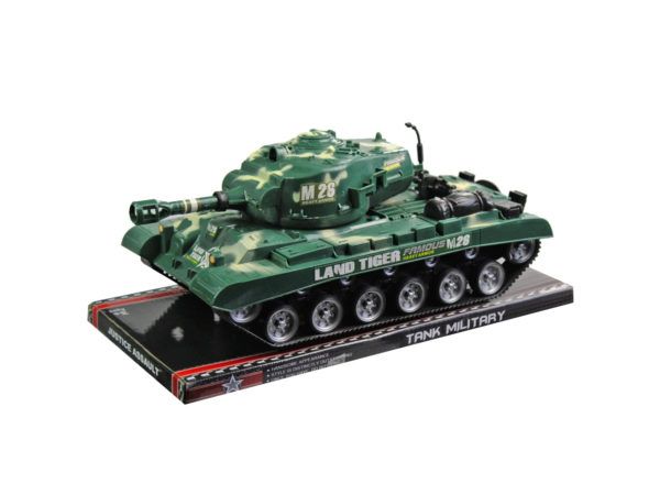 12 Wholesale Toy Friction Military Tank 2 Assorted