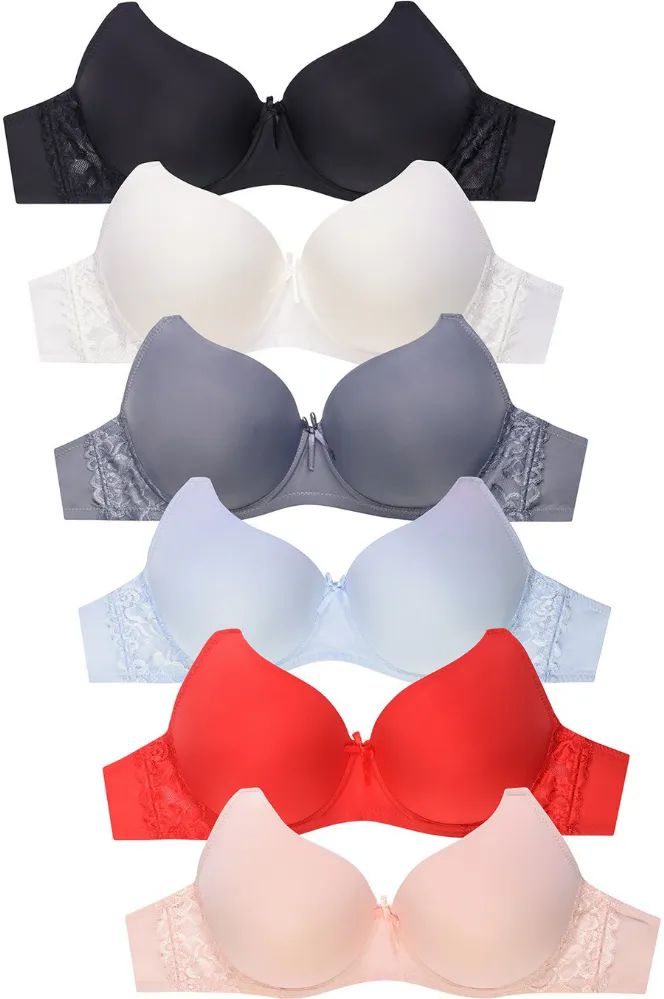 288 Pieces Sofra Ladies Plain Lace Bra Size B - Womens Bras And Bra Sets -  at 