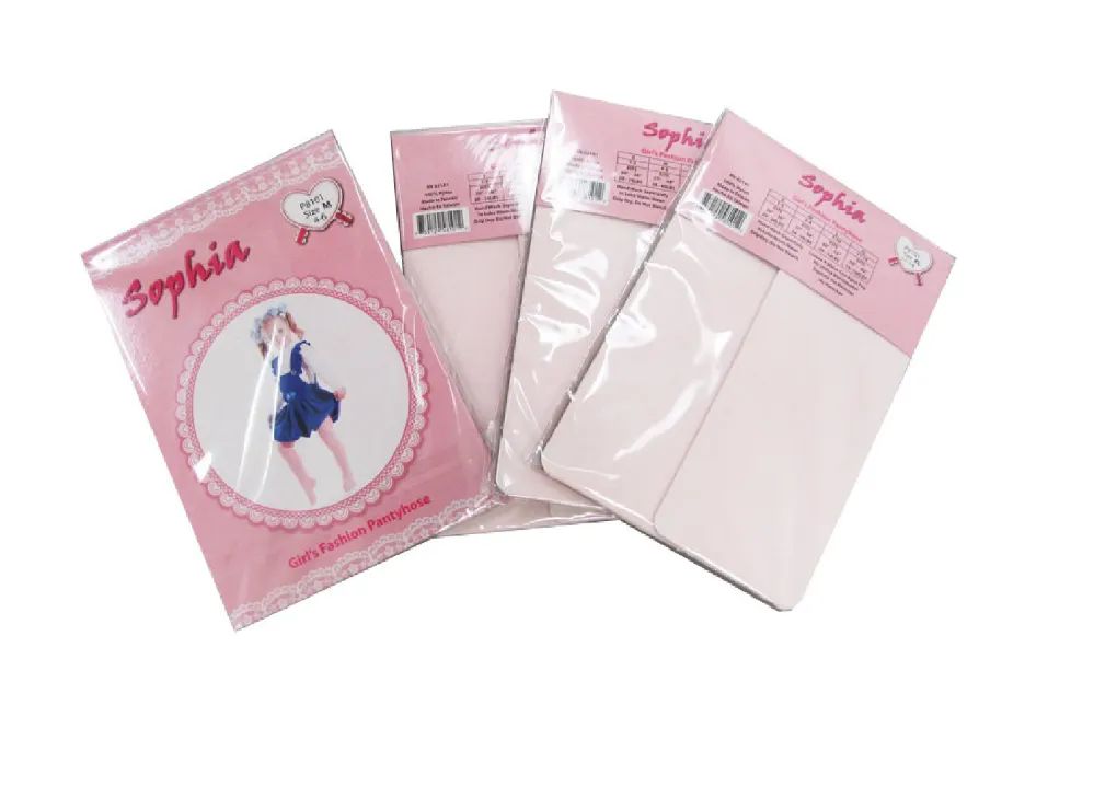48 Pieces of Girl's Pantyhose In Off Pink Color Size S