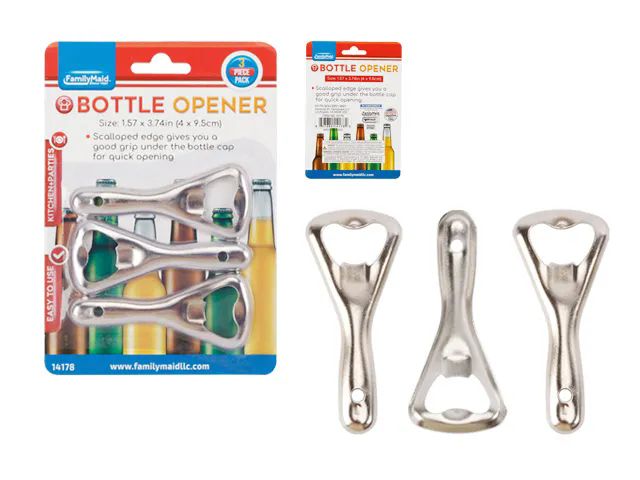 144 Pieces of 3pc Bottle Openers
